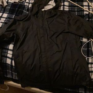 Blackout out north face windbreaker